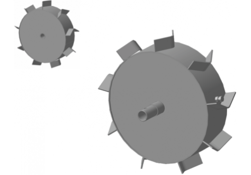 Грунтозацепы засыпные Ø-30 мм (450х120мм)